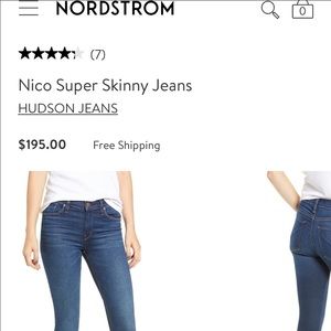 Hudson jeans- work twice.